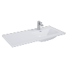 Elita SKAPPA Umywalka 100 PRAWA (60+40), CERAM WHITE 145945/RE041005068060